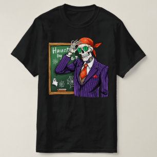 Haunted by 6-7 Funny Teacher Halloween Six Seven T-Shirt