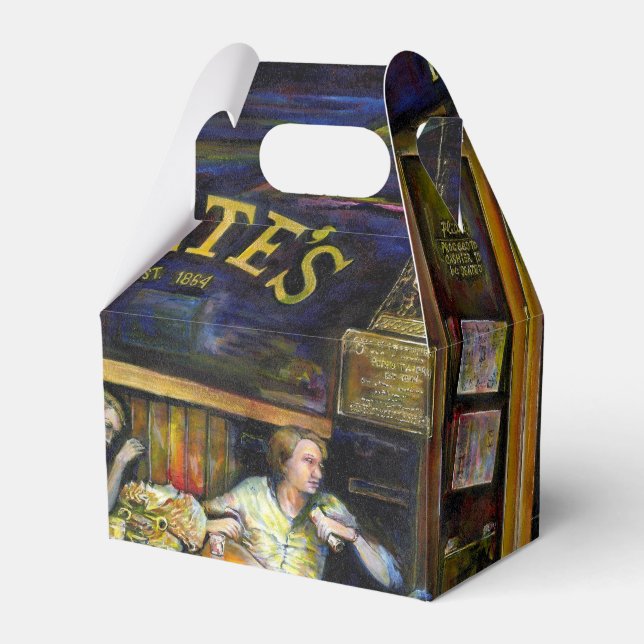 Haunted by the Amorphous Shape of Shadows Favor Box (Back Side)