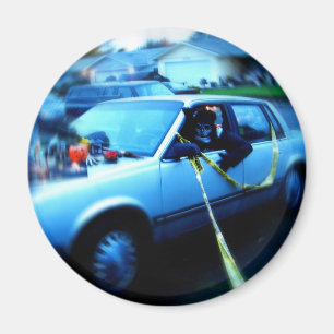 Haunted Car Magnet