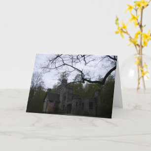 HAUNTED CASTLE HALLOWEEN CARD