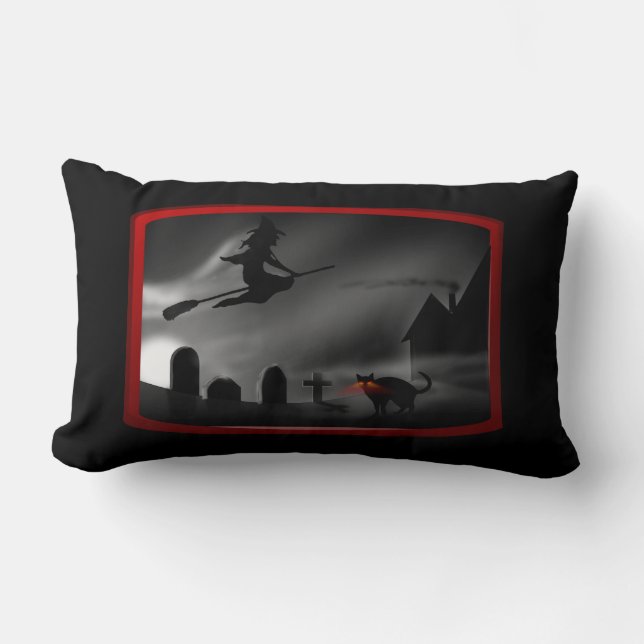 Haunted Cemetery - Lumbar Pillow (Front)
