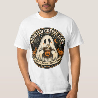 Haunted Coffee Club Cute Spooky T-Shirt
