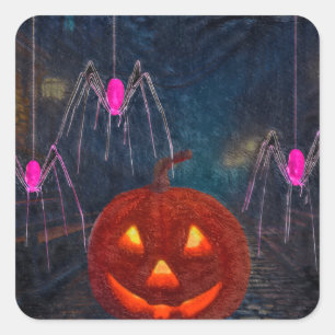 Haunted Colours  Square Sticker