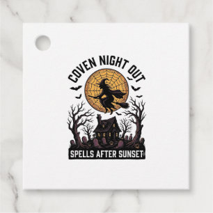 Haunted Coven Shirt Vintage Witch House Halloween Favour Tags