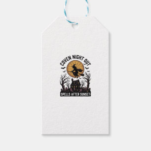 Haunted Coven Shirt Vintage Witch House Halloween Gift Tags