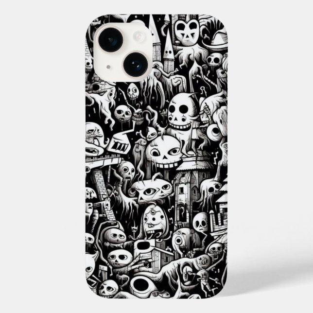 Haunted Doodles Phone Cover (Back)