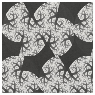 Haunted Forest Fractal Patterned Craft Fabric