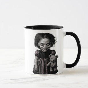 Haunted Gothic Doll Mug