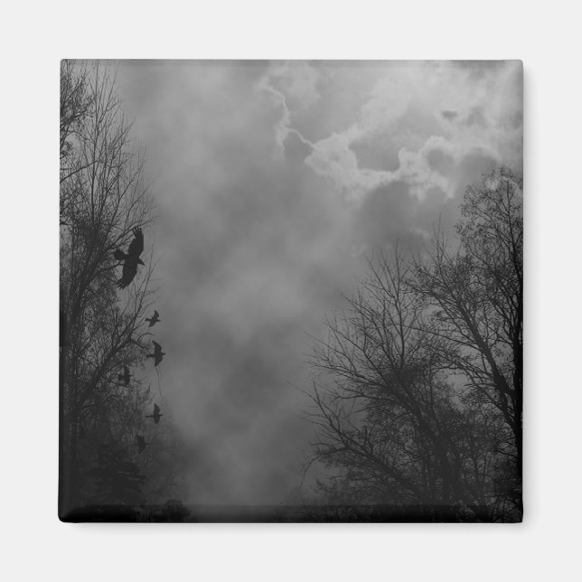 Haunted Gothic Sky Magnet (Front)