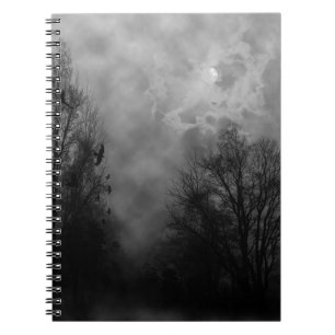 Haunted Gothic Sky Notebook