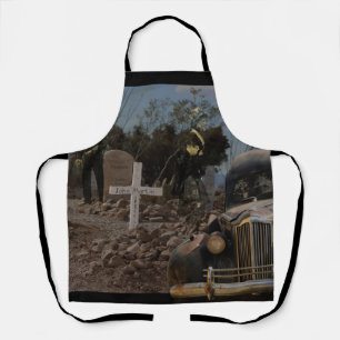 Haunted Graveyard in Tombstone Apron