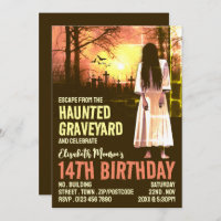 Haunted Graveyard Theme Escape Room Birthday Party