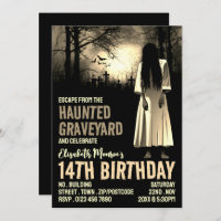 Haunted Graveyard Theme Escape Room Birthday Party