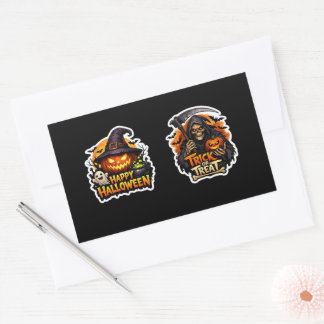 💀🎃 Haunted Grim Reaper – Terrifying Halloween Ni Sticker