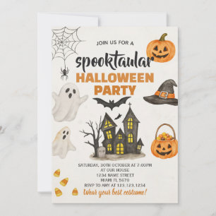 Haunted Halloween Celebration Invitation