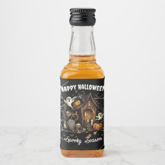 🎃 Haunted Halloween Label Set 👻🍷