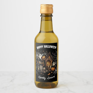 🎃 Haunted Halloween Label Set 👻🍷