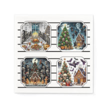 Haunted Halloween Napkins