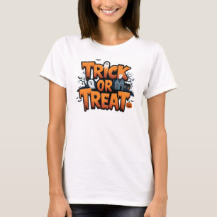 Haunted Halloween night with ghosts T-Shirt