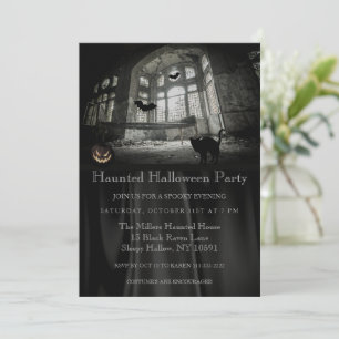 Haunted Halloween Party Invitation