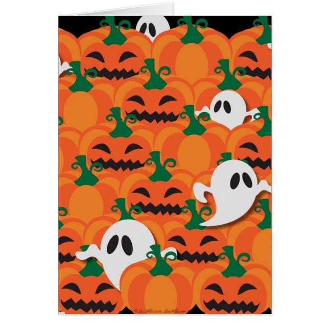Haunted Halloween Pumpkin Patch Ghosts (Front)