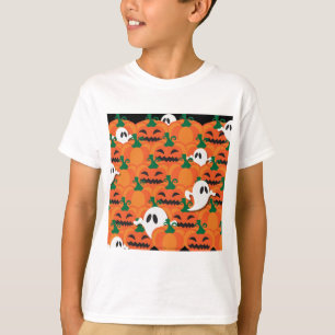 Haunted Halloween Pumpkin Patch Ghosts T-Shirt