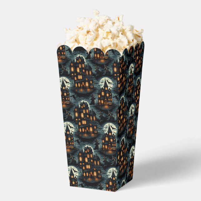 Haunted Halloween Scene Favor Box (Popped)