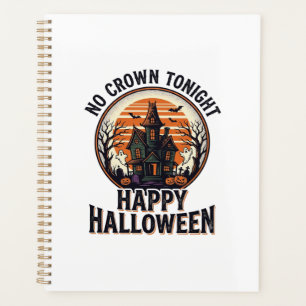 Haunted Halloween Shirt With Spooky Manor Art_1 Planner
