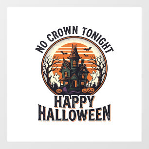 Haunted Halloween Shirt With Spooky Manor Art_1 Window Cling