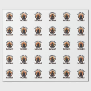 Haunted Halloween Shirt With Spooky Manor Art_1 Wrapping Paper