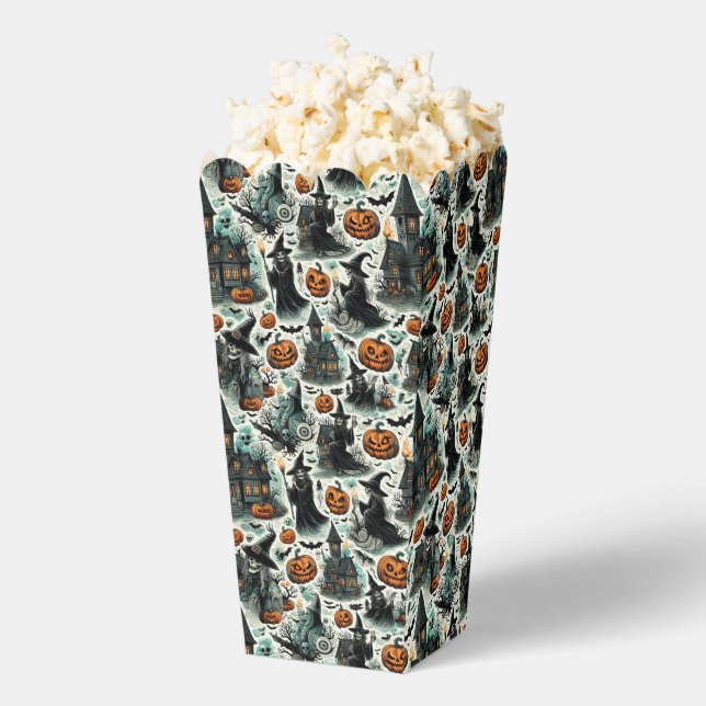 Haunted Halloween Theme Favor Box (Popped)