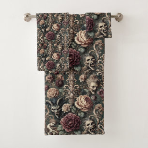 Haunted Harmonics – Gothic Victorian Bath Towel Set