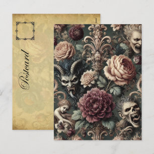 Haunted Harmonics – Gothic Victorian  Holiday Postcard