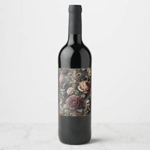 Haunted Harmonics – Gothic Victorian  Wine Label