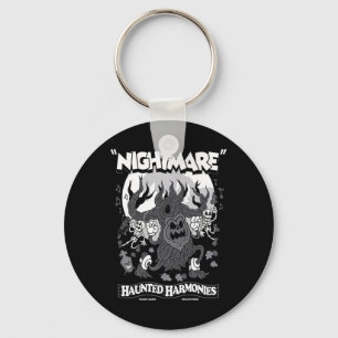 Haunted Harmonies - Vintage Cartoon Halloween - Cr Keychain