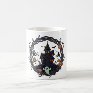 👻 "Haunted Haven" Halloween Night Mug 