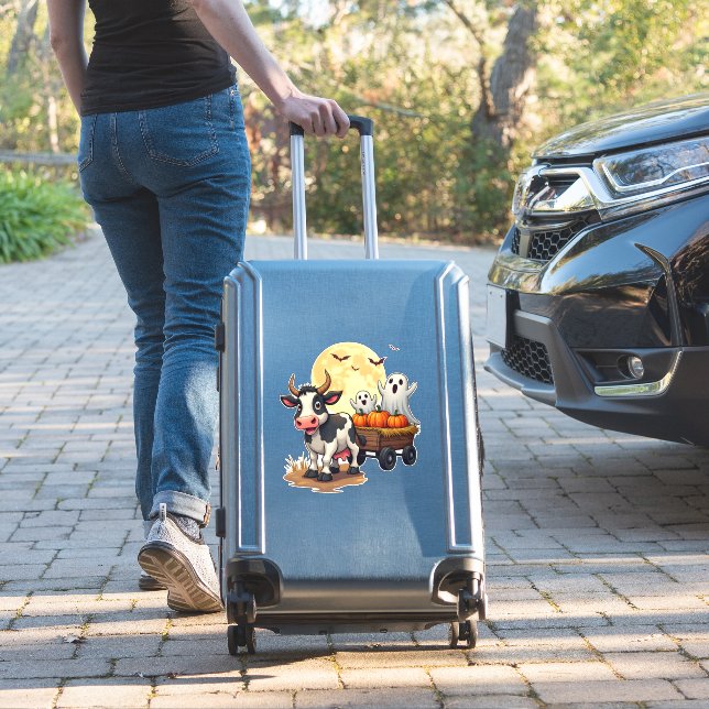 Haunted Hayride Cow (Suitcase Insitu)