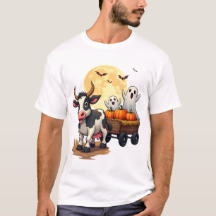 Haunted Hayride Cow T-Shirt