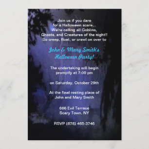 Haunted Hill House Party Invitations