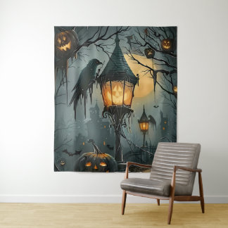 Haunted Hollow – Halloween Night Tapestry