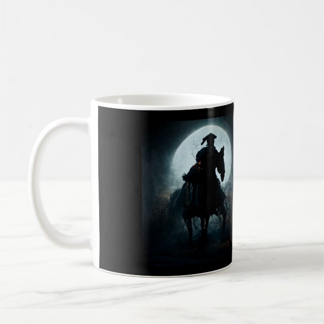 Haunted Horseman Quote Coffee Mug (Left)