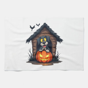Haunted Hound House Kitchen Towel