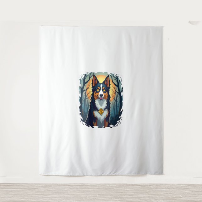 Haunted Hound House Tapestry (Front)