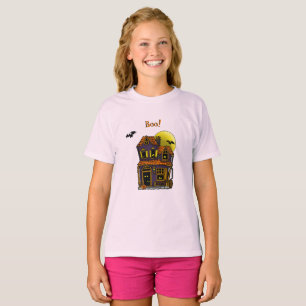 Haunted House and Ghosts Childrens T-Shirt