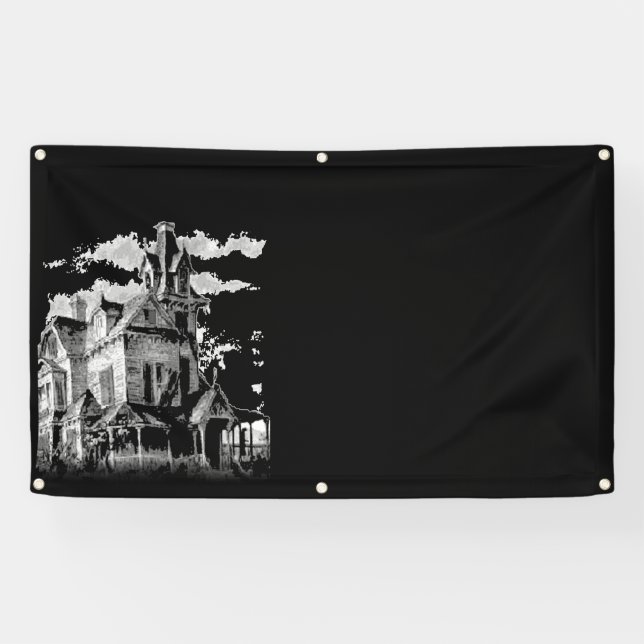 HAUNTED HOUSE BANNER (Horizontal)