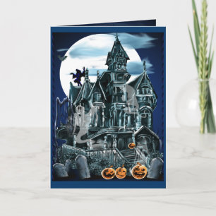 Haunted House Card