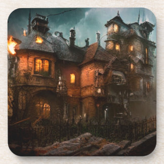 Haunted House Coaster