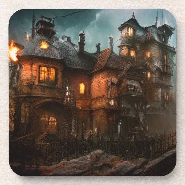 Haunted House Coaster (Front)