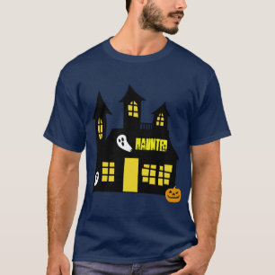 Haunted house design  T-shirt