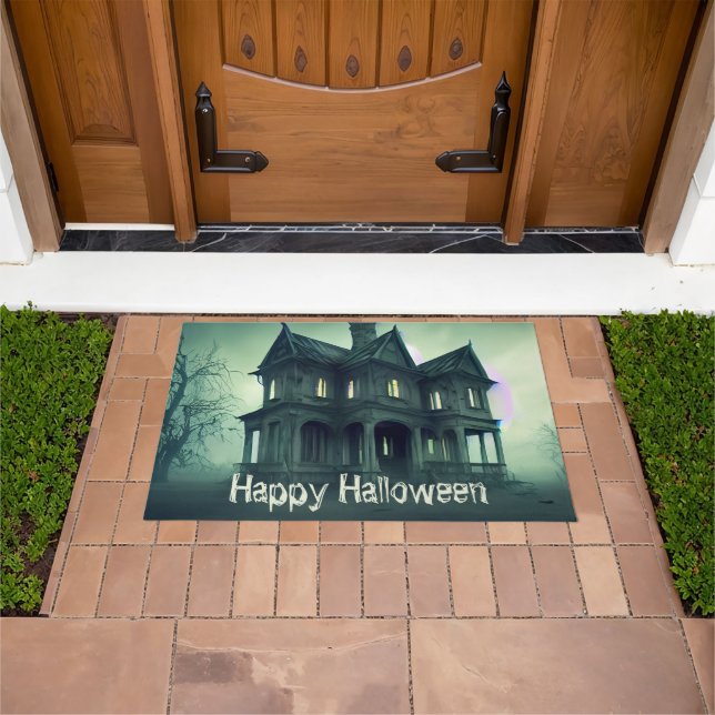Haunted House Doormat (Outdoor)